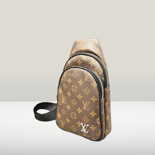 Louis Vuitton Chest Hang Bag –  Leather Crossbody with Thick Adjustable Strap