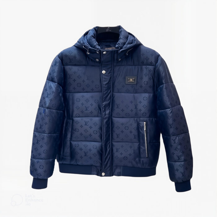 Louis Vuitton Dual-Tone Black & Navy Performance Puffer Jacket